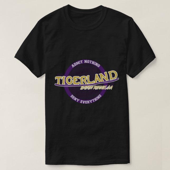 Logótipo do Tigerland - adesivo e camiseta Clássic (Frente do Design)