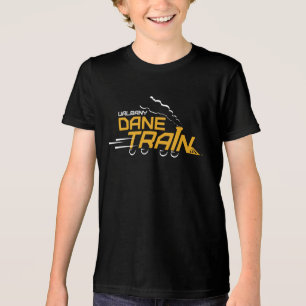 Logotipo do trem com guincho de angina-sobe