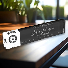 Logotipo e nome personalizados elegantes