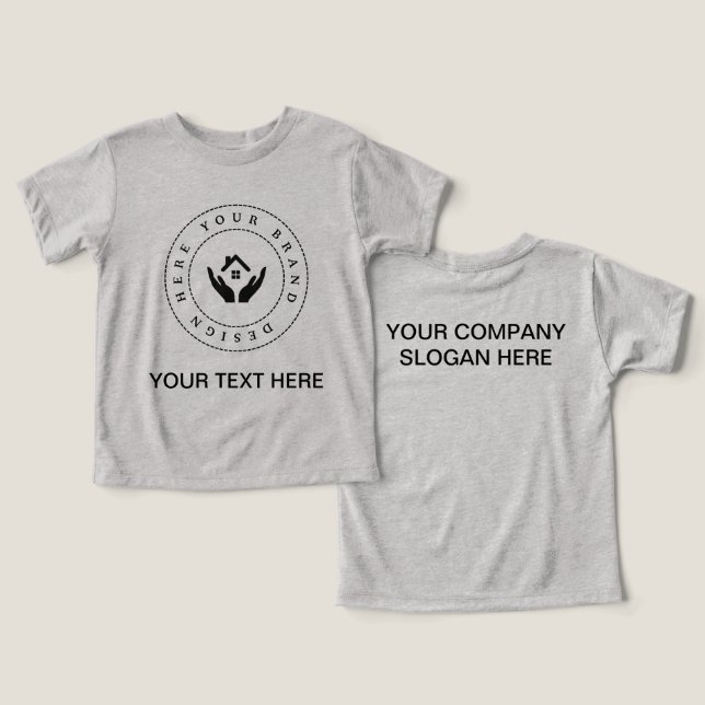 Logotipo e Promocional de texto personalizados sim (Design Frente e Verso)