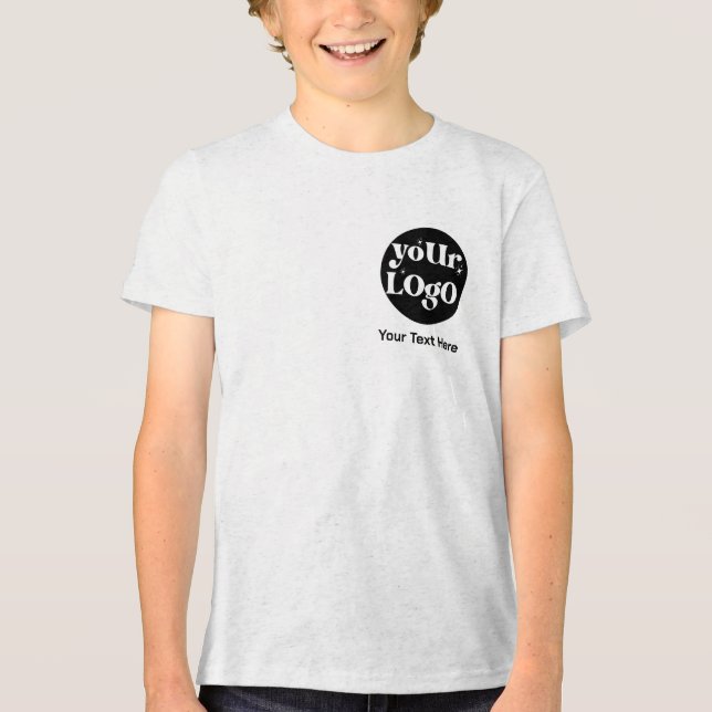 Logotipo e texto minimalistas (Frente)