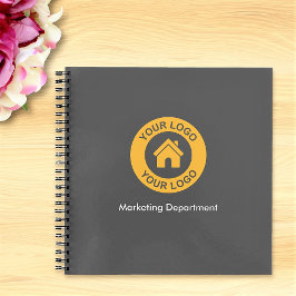 Logotipo e texto personalizados simples para empre