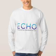 Logotipo ECHO para camisetas compridas de uso masc