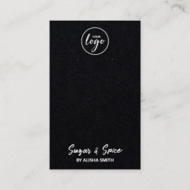 Logotipo editável Cartões de empacotamento para o