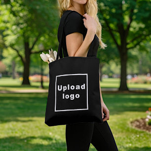 Logotipo Empresarial Bolsa Tote Preta