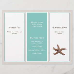 Logotipo Empresarial Brochura Tri-fold Estrela-do-