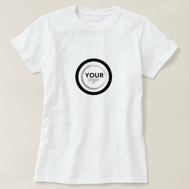 Logotipo Empresarial Camisa de Funcionário com Mar (Frente do Design)