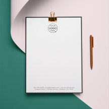 Logotipo Empresarial em Papel Timbrado | Carta de