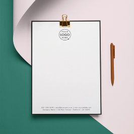 Logotipo Empresarial em Papel Timbrado | Carta de