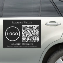 Logotipo Empresarial Moderno Preto e Branco