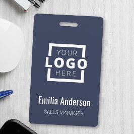 Logotipo Empresarial Personalizado Crachá Básico d