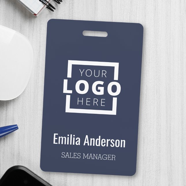 Logotipo Empresarial Personalizado Crachá Básico d (Criador carregado)