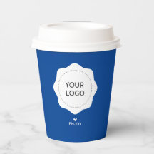 Logotipo Empresarial Simples Cobalto Azul Personal