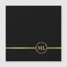 Logotipo exclusivamente dourado Monograma em Binde