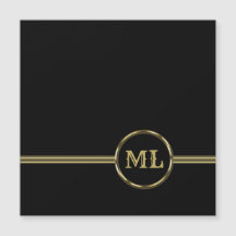 Logotipo exclusivamente dourado Monograma em Binde