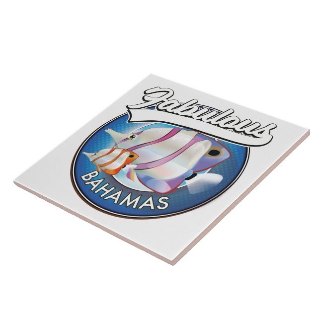 Logotipo fabuloso das Bahamas (Lateral)
