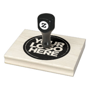 Logotipo Grande Simples Carimbo de borracha para e