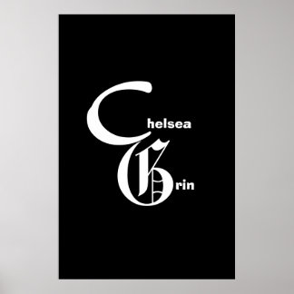 Logotipo Grin Chelsea Poster