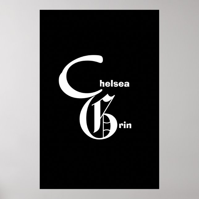 Logotipo Grin Chelsea Poster (Frente)