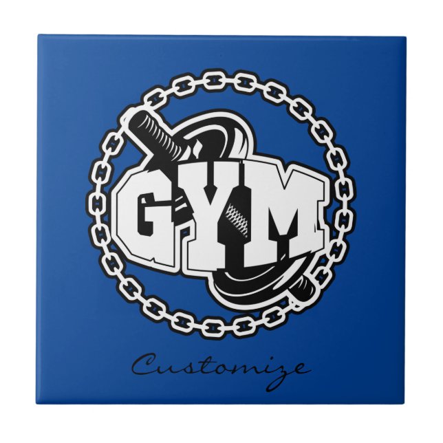Logotipo Gym Barbell Thunder_Cove (Frente)
