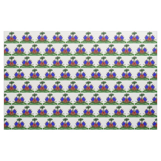 Logotipo haitiano do tecido da bandeira (Fat Quarter)