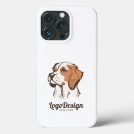 logotipo ilustrado da cabeça de um cão de perfil