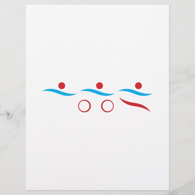 Logotipo legal moderno Triathlon (Frente)