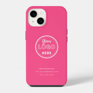 Logotipo minimalista de marca profissional rosa-qu