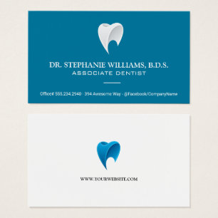 Logotipo moderno dos dentes estilizados   Dental