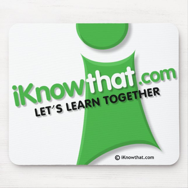 logotipo Mousepad do iKnowthat (Frente)