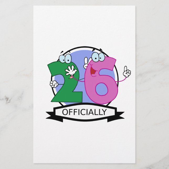 Logotipo oficial de 26 aniversários (Frente)