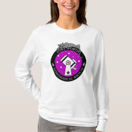 Logotipo oficial feminino Camisa de manga comprida