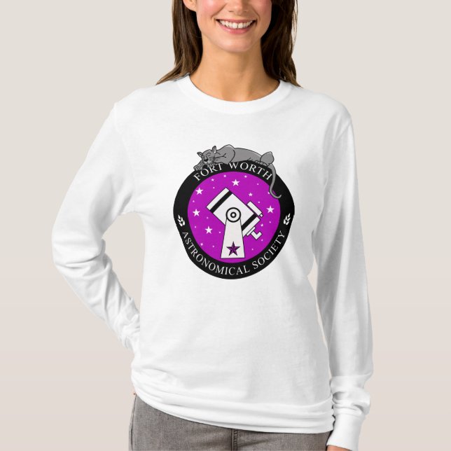 Logotipo oficial feminino Camisa de manga comprida (Frente)