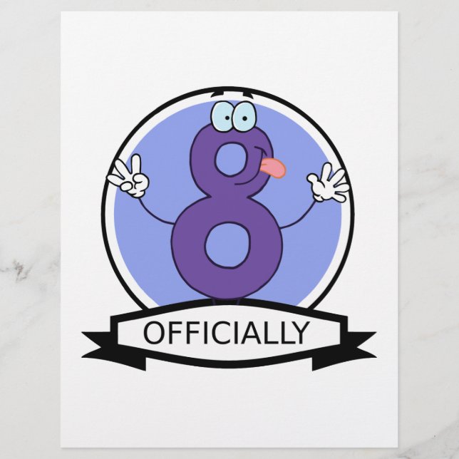 Logotipo Oficialmente 8 de Aniversário (Frente)