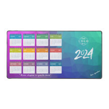 Logotipo personalizado 2024 Calendário comercial e