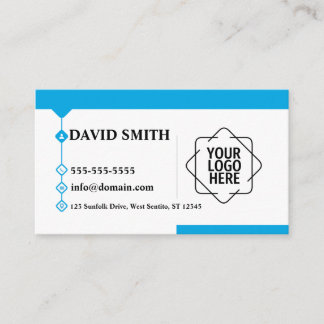 Logótipo personalizado cartão de visita minimalist