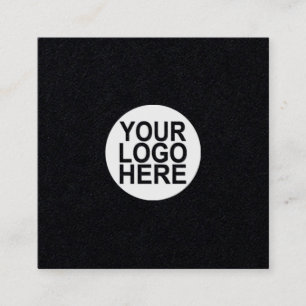 Logótipo personalizado cartões de visitas quadrado