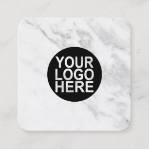 Logótipo personalizado, cinza marble, cartões de v