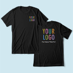 Logotipo Personalizado Da Camisa T Premium Da Canv<br><div class="desc">Personalize facilmente esta camiseta do pescoço da equipe de Bella Canvas com o logotipo da sua própria empresa e texto personalizado na frente e atrás. O tecido premium tri-blend é macio e durável e permite uma impressão vívida (com base branca). Este é um estilo de adulto unissexo para homens e...</div>