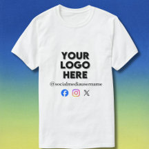 *Logotipo Personalizado e Camiseta de Negócios de