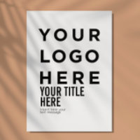 Logotipo personalizado e cartão de convite intelig