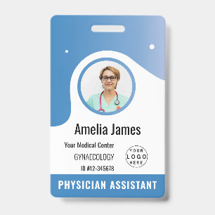 Logotipo Personalizado e Crachá de Identificação d