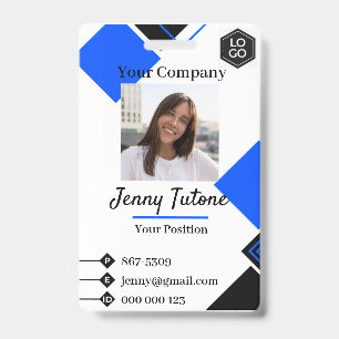 Logotipo personalizado e Crachá para identificaç