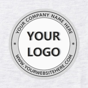 Logotipo personalizado e etiquetas de carimbo de t