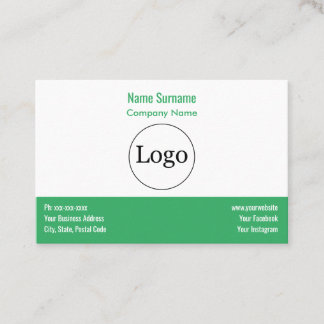 Logotipo personalizado, moderno e Cartão de visita