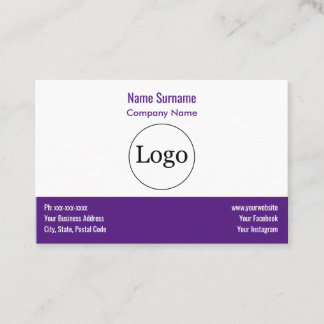 Logotipo personalizado, moderno e Cartão de visita