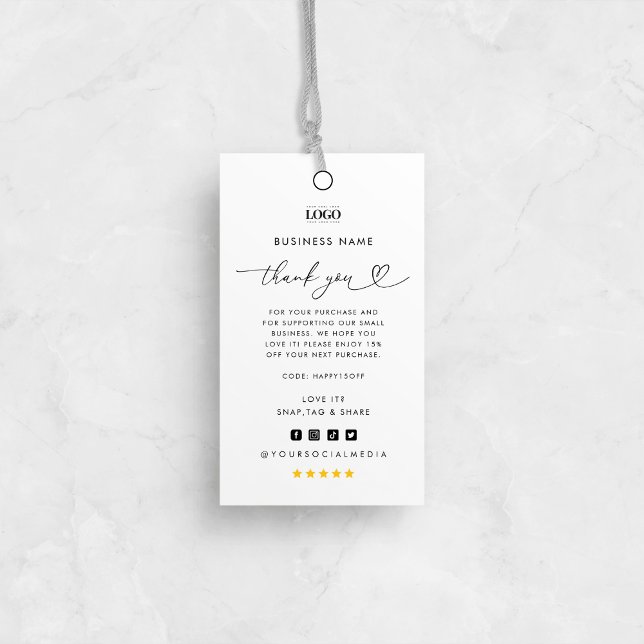 Logotipo personalizado Obrigado Marca de travament (Criador carregado)