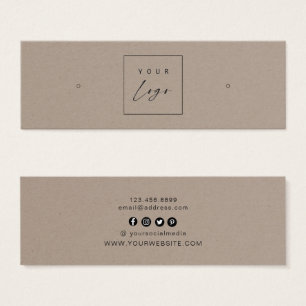 Logotipo personalizado ・ Placa de exibição de trav