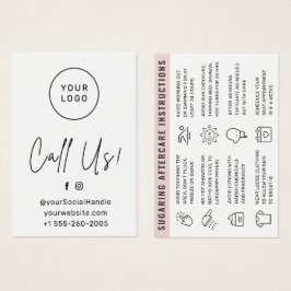 Logotipo personalizado Qualquer Cartão de Pós-cuid