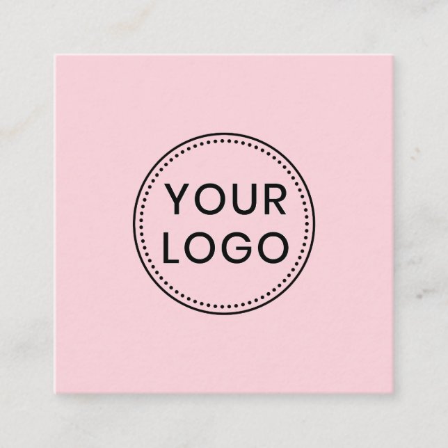 Logotipo personalizado, qualquer cor, cartões de v (Frente)